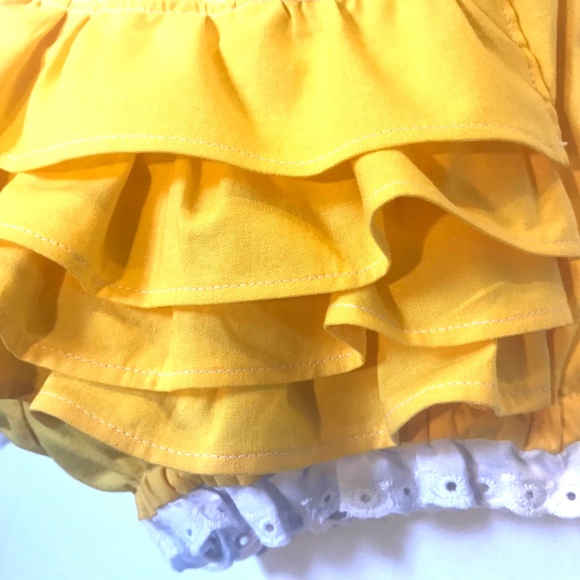 Yellow Bloomers and Onesie Sunflower Set - Picture 6 of 8